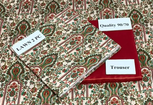 Bonanza Style Digital Print Lawn 2-Piece Suit - Image 38