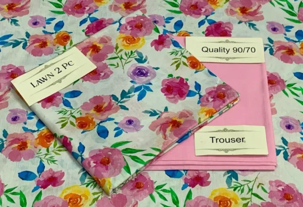 Bonanza Style Digital Print Lawn 2-Piece Suit - Image 19