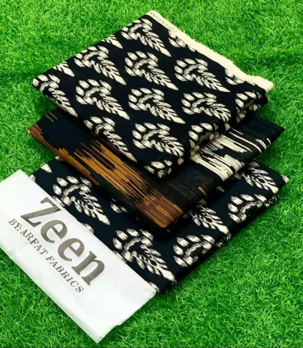 ZEEN 3PC Digital Printed Lawn Suit with Voile Dupatta - Image 32